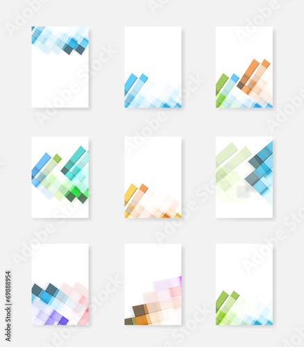 Vector brochure cover design templates, easy editable