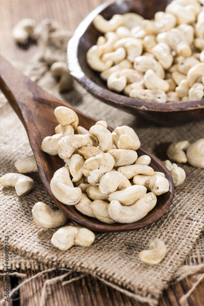 Cashew Nuts (close-up shot) Cashew Nuts (close-up shot)