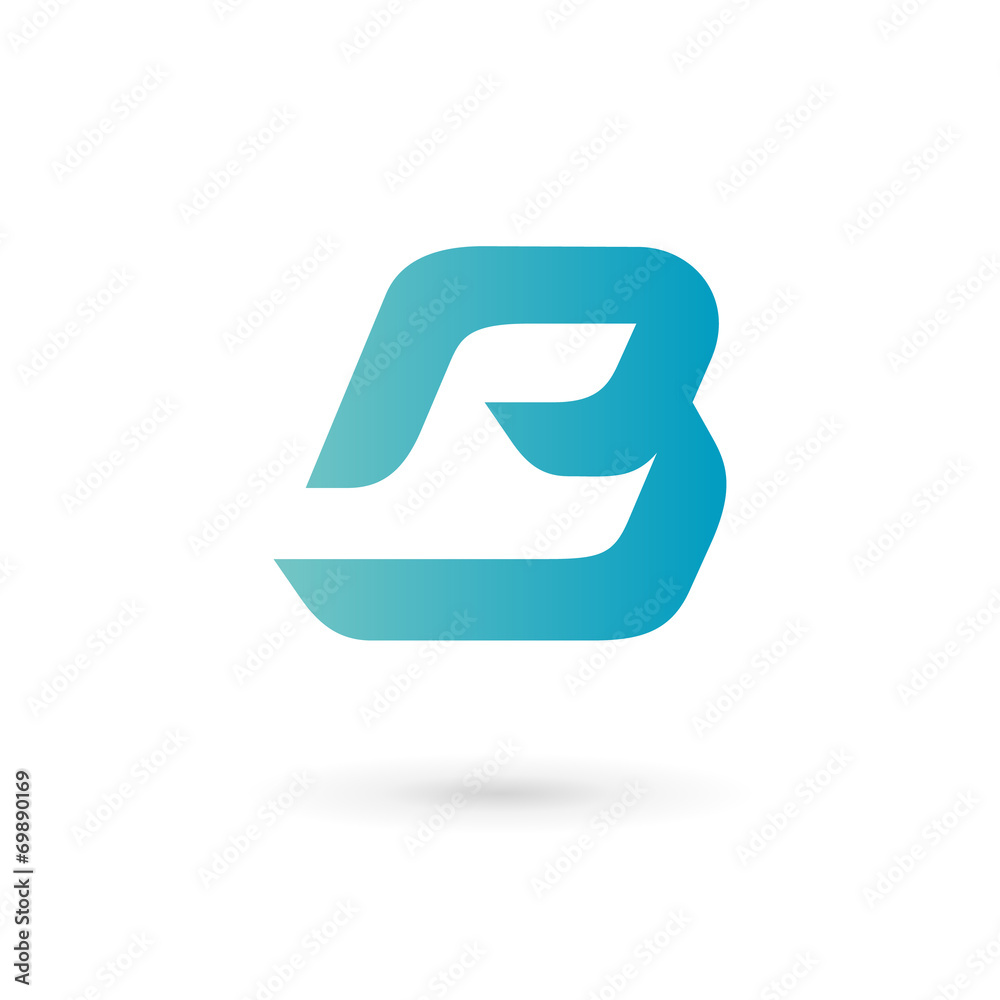 Letter B logo icon design template elements. Letter B logo icon design template elements.