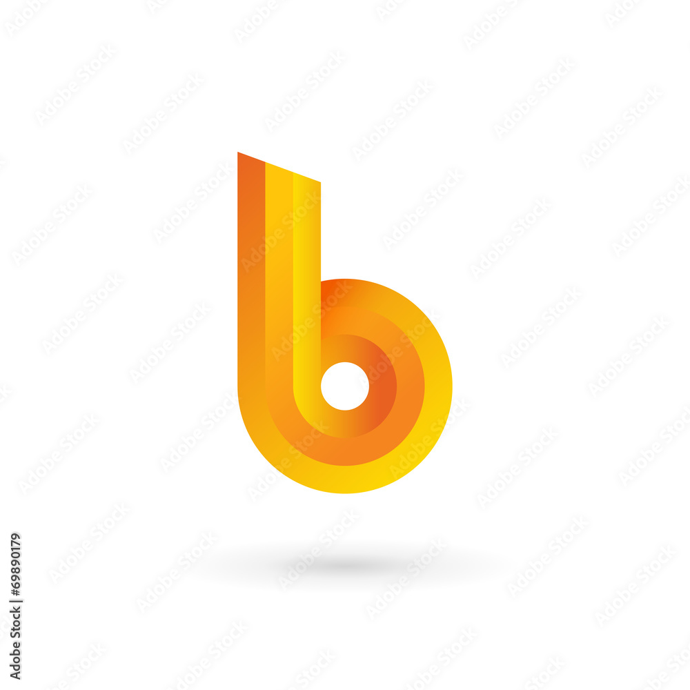 Letter B logo icon design template elements. Letter B logo icon design template elements.