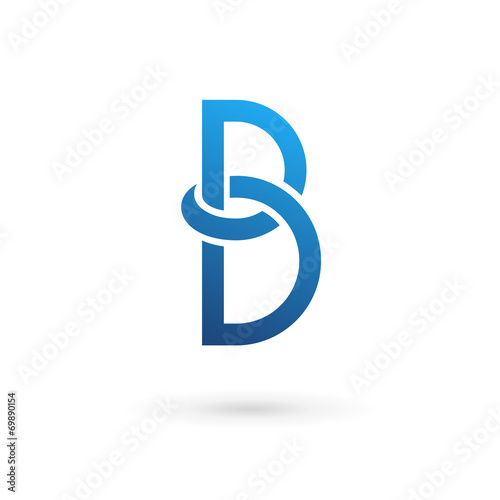 Letter B logo icon design template elements.