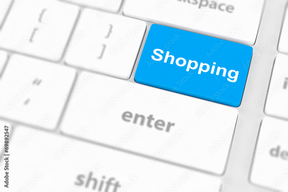 shopping enter button key on white keyboard shopping enter button key on white keyboard