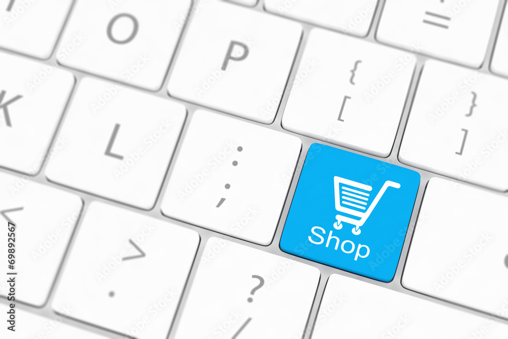 shopping enter button key on white keyboard shopping enter button key on white keyboard