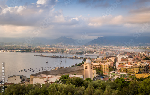 Milazzo at sunset photo