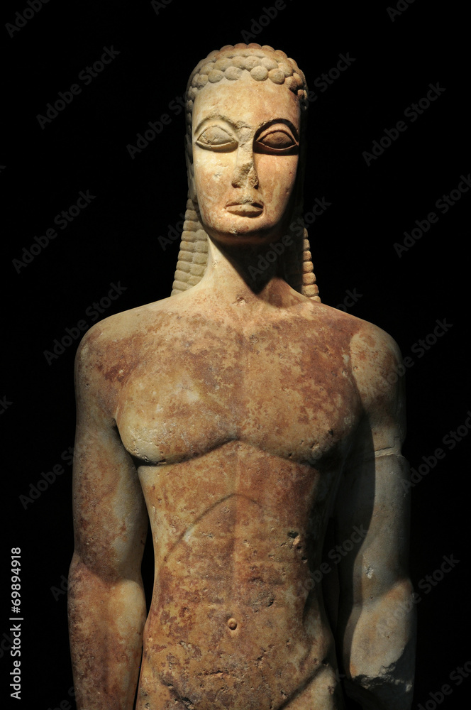 ancient greek kouros statue ancient greek kouros statue