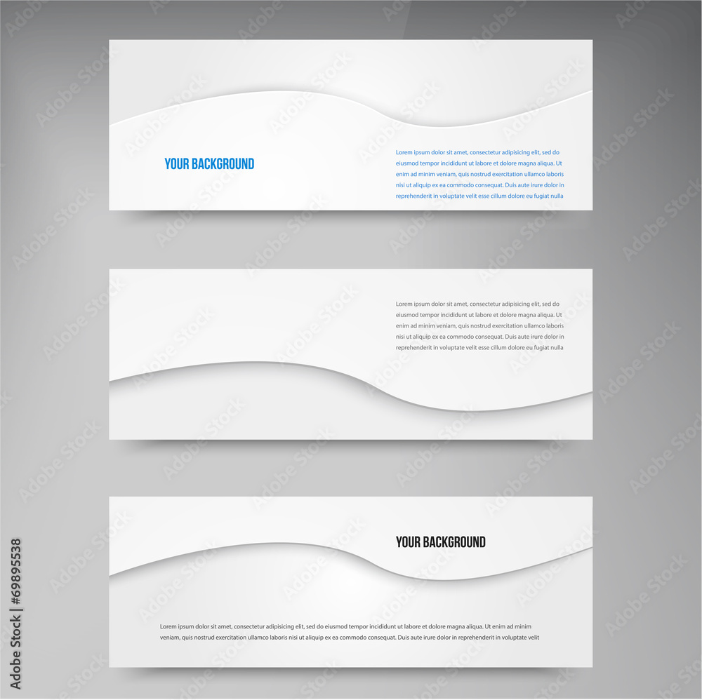 Fototapeta premium Vector background banners and stickers.