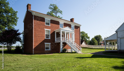 Rear view of McLean House at Appomattox © steheap