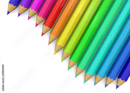 Colorful Pencil - 3D