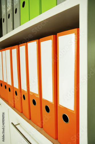 Office folder orange