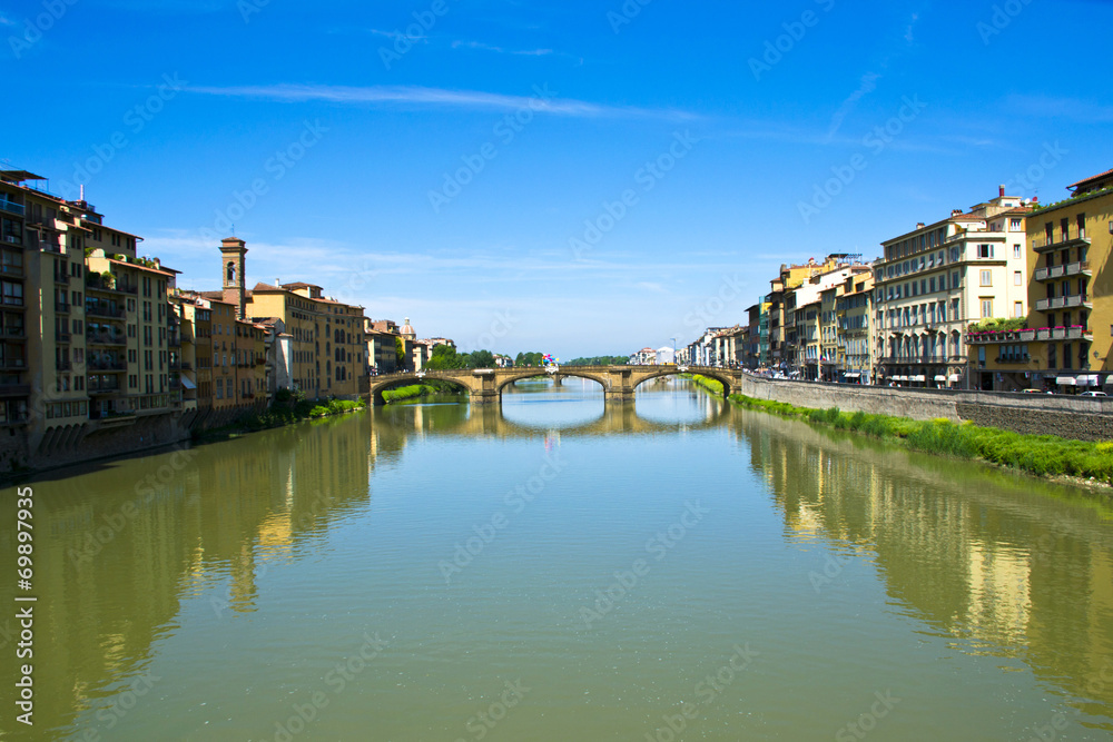Old bridge over the River Arno, Florence - Tuscany