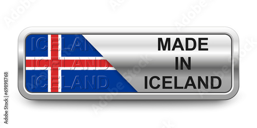 Made in Iceland Button