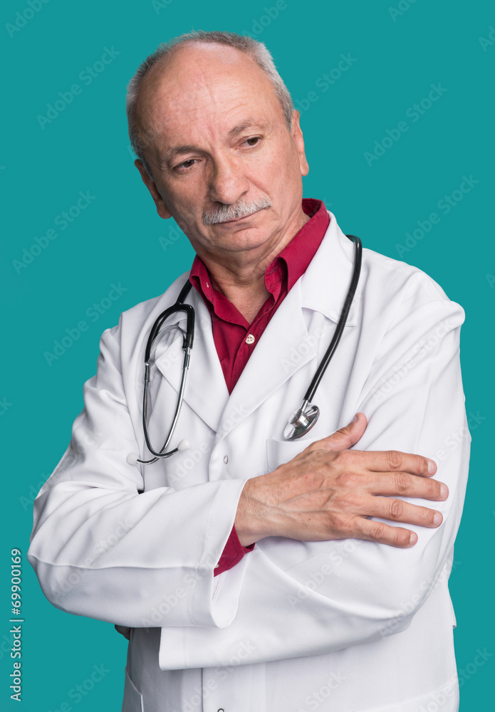 Medical doctor with stethoscope Medical doctor with stethoscope
