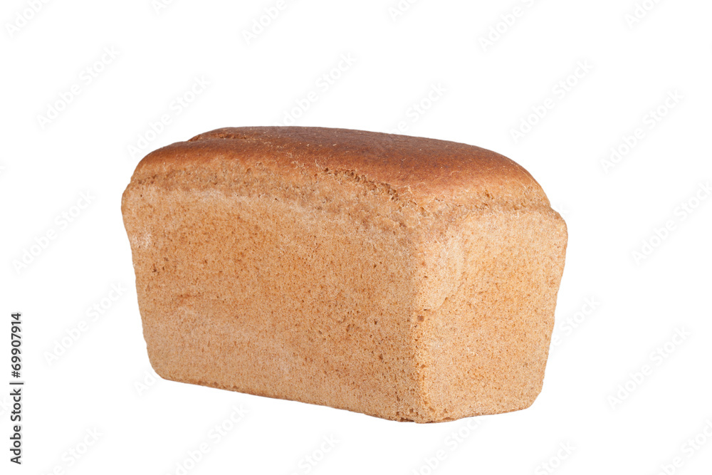 black bread isolated on a white background black bread isolated on a white background