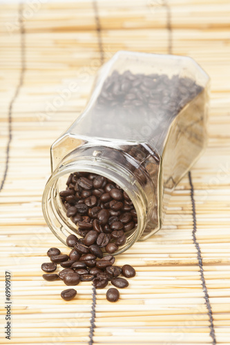 Bottle coffee beans