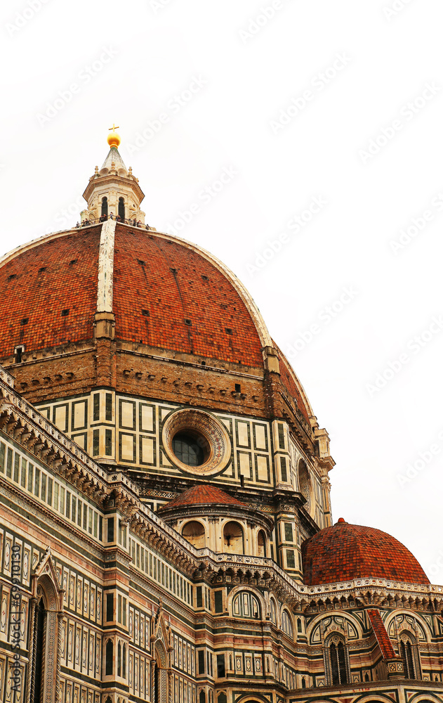Fototapeta premium Dome of Cathedral of Santa Maria del Fiore (Duomo). Florence