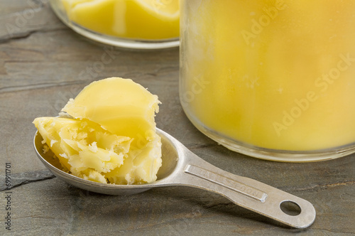 ghee - clarified butter spoon