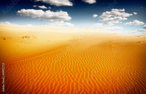 Fototapeta Naklejka Na Ścianę i Meble -  Sand dunest in the Sahara Desert