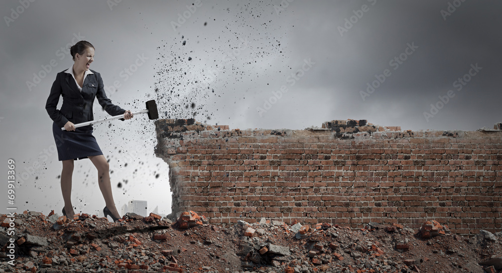 Obraz premium Overcoming challenges