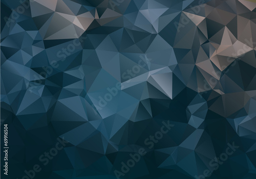 Dark abstract background polygon
