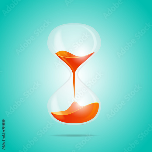 Transparent Hourglass icon. vector eps 10 illustration