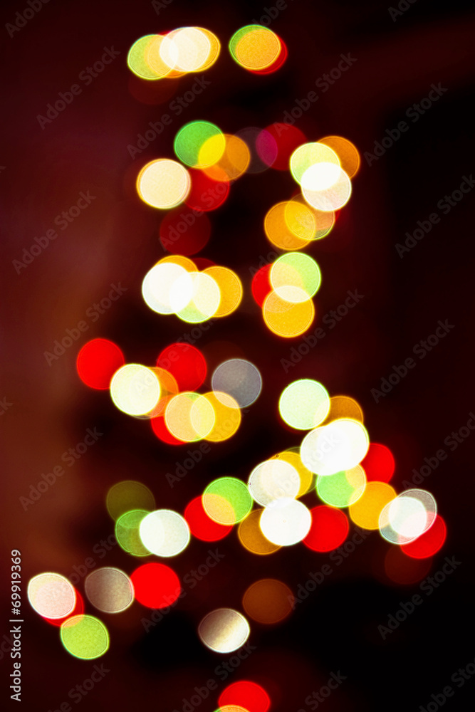 Gloomy colorful lights background