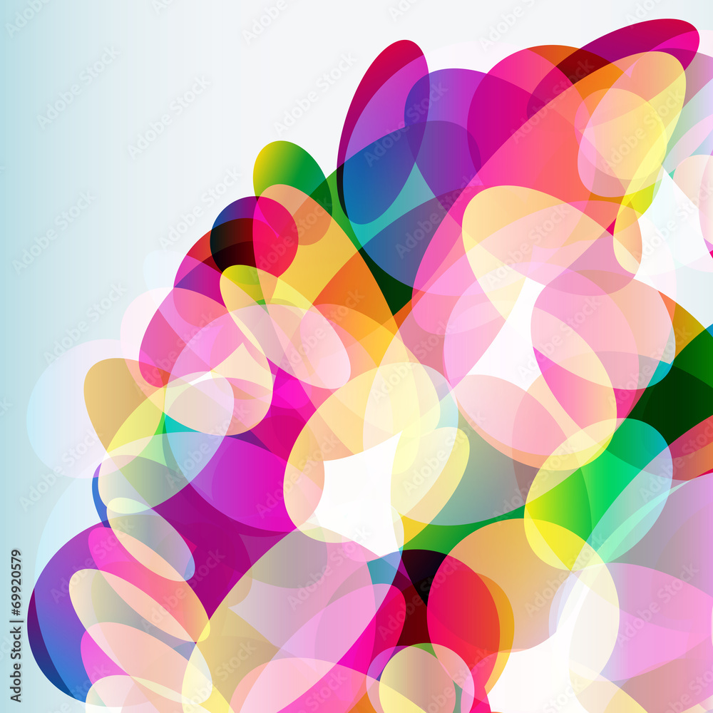 Abstract colorful background made of transparent elements. Abstract colorful background made of transparent elements.