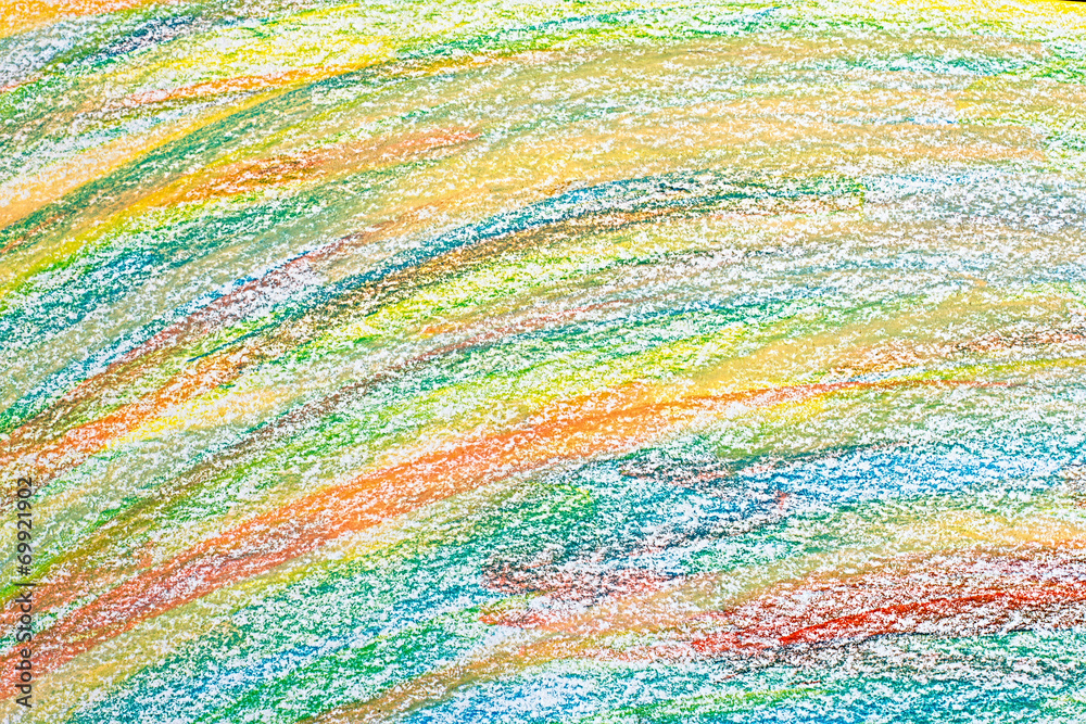 Colored pencil strokes on paper Colored pencil strokes on paper