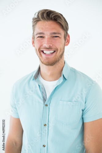 Portrait of a happy young man