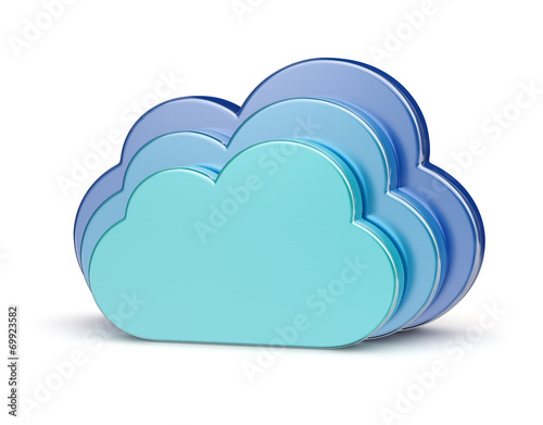 Cloud computing creative concept