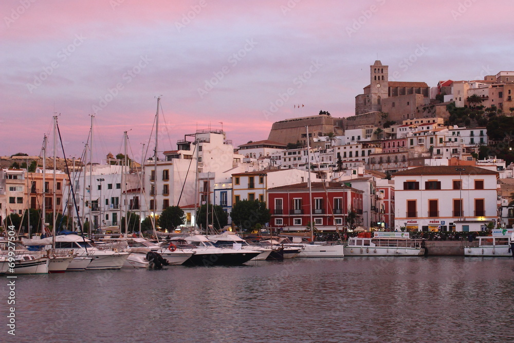 port and old town ibiza