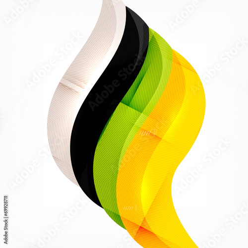Futuristic braid looking wave background