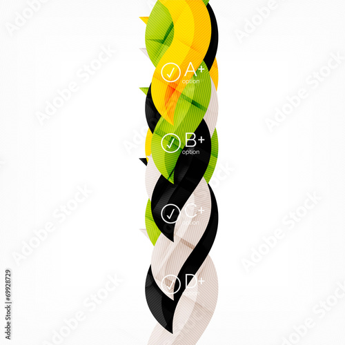 Futuristic braid looking wave background