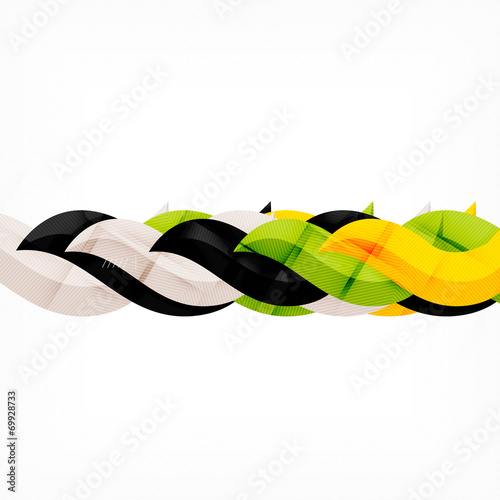 Futuristic braid looking wave background