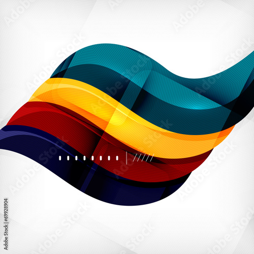 Futuristic braid looking wave background
