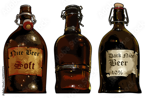 set of beer elements