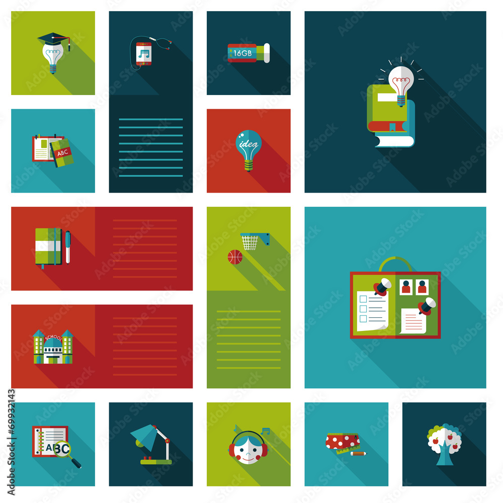 back to school flat ui background,eps10 back to school flat ui background,eps10