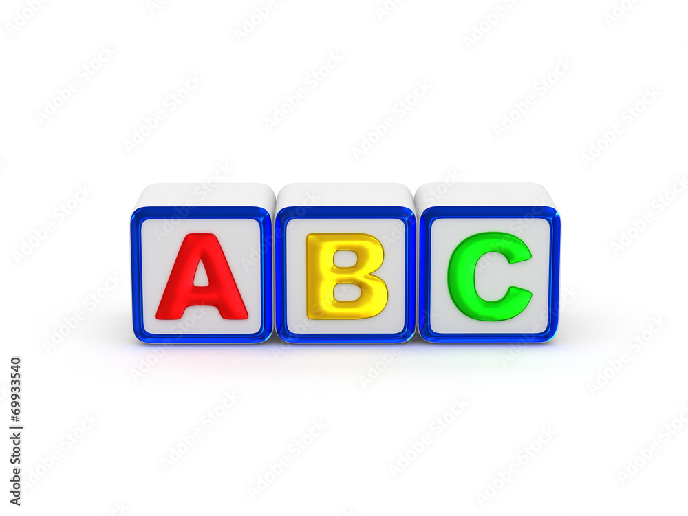 ABC alphabet.