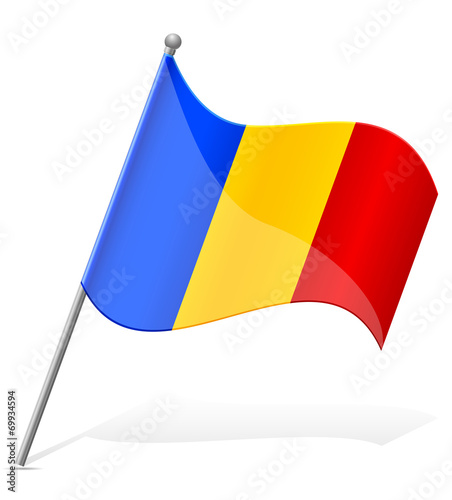 flag of Romania vector illustration