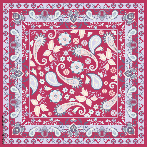 Floral scarf