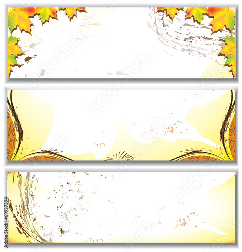 Autumn in grunge style