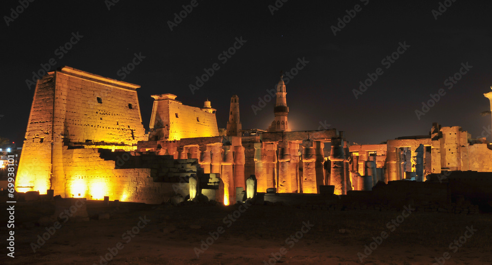 Temple of Luxor, Egypt at Night