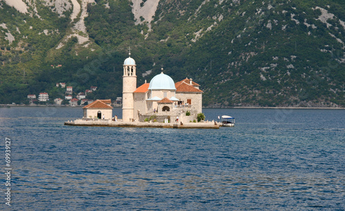 Montenegro, Kotor Bay, Virgin Island on the Reef