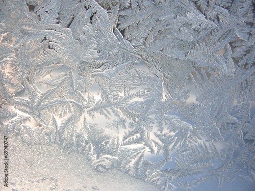 frozen winter window