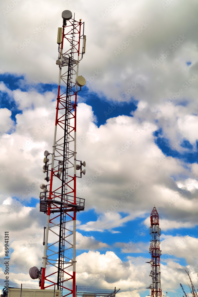 Antenna towers A Antenna towers A