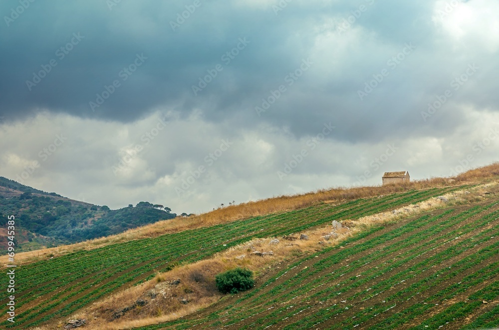 Fototapeta premium Paysage sicilien.