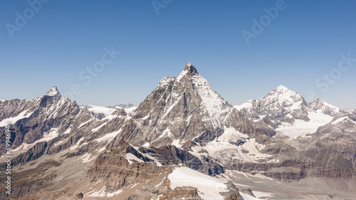 Zermatt, Bergdorf, Walliser Berge, Alpen, Sommer, Schweiz