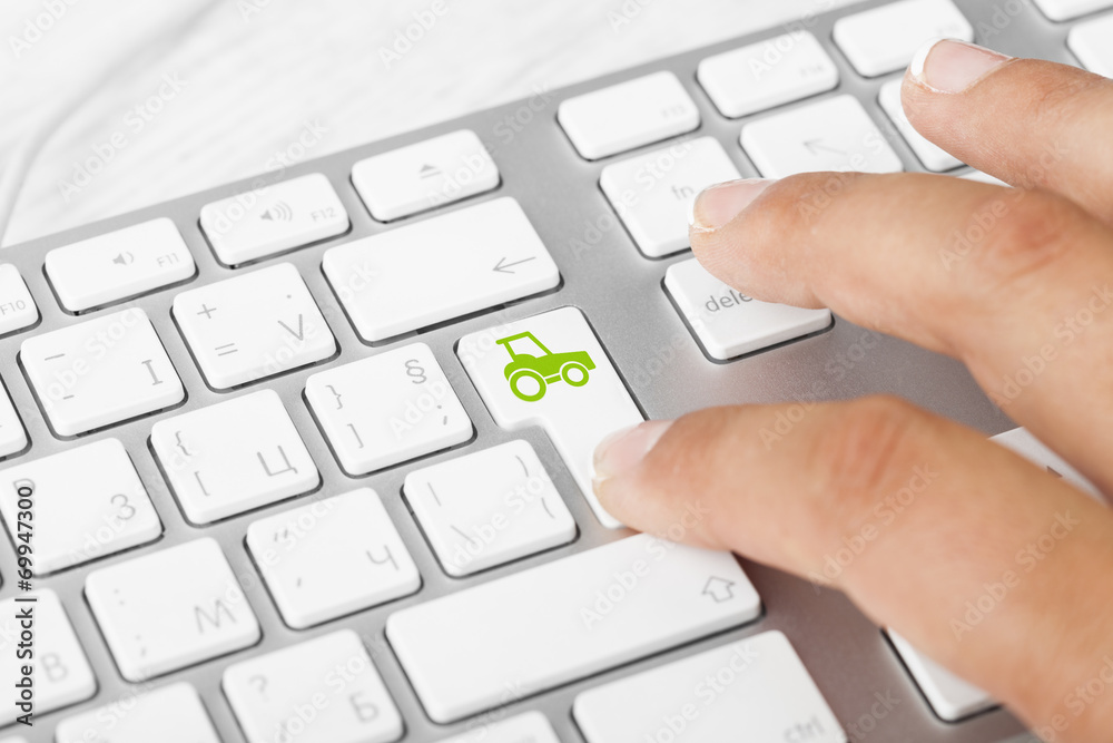 Agriculture word button on keyboard with soft focus Agriculture word button on keyboard with soft focus