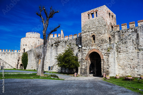Obraz na płótnie Yedikule Hisarları (Seven Towers Fortress) in Istanbul, Turkey