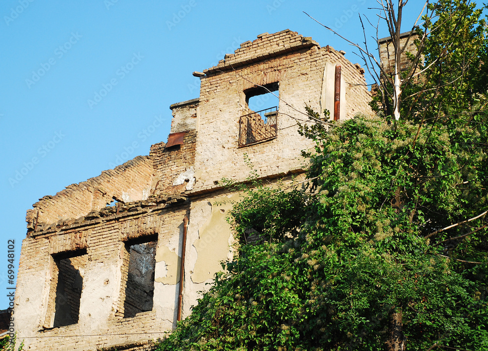 Derelict Building in Sarajevo