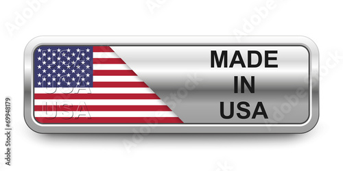Made in USA Button